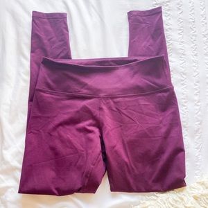 Zella maroon workout leggings